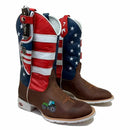 BotaFaca Americana\n                                    - Cano Americano | Gáspea Couro Crazy Horse Nescau | Com Trator | Bico Redondo