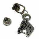 BotaFaca Mulas\n                                    - Couro Cano Napa Flay Bege | Couro Gaspea Fóssil Havana | Bordado Preto