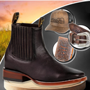 Kit Bota Masculina Ortopédica Force em 100% Couro Bovino + Cinto Country, Boné Modão e Carteira GRÁTIS