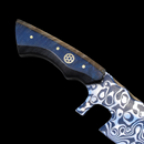 Faca Artesanal em Aço Damasco – Edição Colecionador – Padrão Aleatório – 11" Lâmina