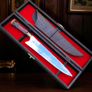 Faca artesanal modelo Entre colunas