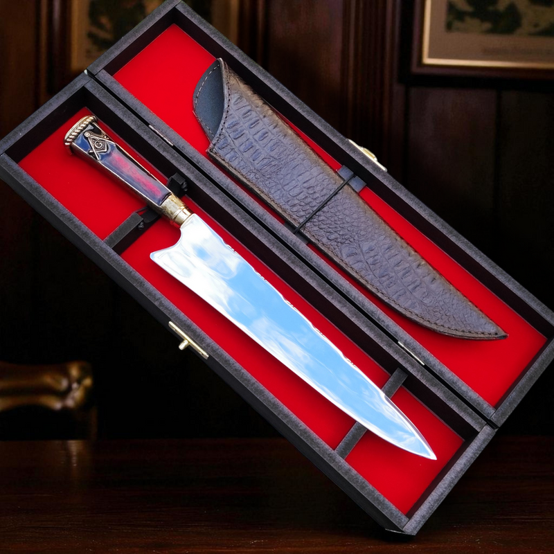 Faca artesanal modelo Entre colunas