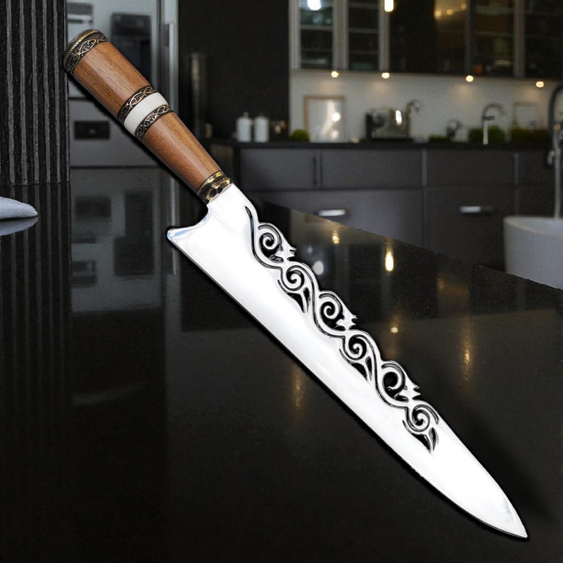 Faca Artesanal Modelo  Vento Bagual Premium - Ideal para Churrasco