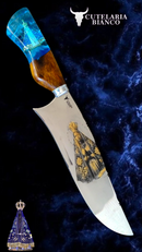 Faca Artesanal Padroeira edição especial GOLD