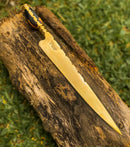 Faca Artesanal Coleção Presidenza - Edição Especial com Ouro 24K