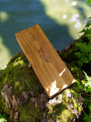 Kit de Churrasco  Lâmina Maçom com Cabo Maçom + Garfo  com Cabo Maçom +caixa em madeira