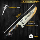 Tábua Rústica Personalizada - Corinthias + Kit Churrasco Personalizado