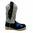 BotaFaca Cristã\n                                     - Cano Couro Napa Flay Bege | Gáspea Couro Nobuck Chocolate Estilizado em Tilápia