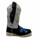 BotaFaca Cristã\n                                     - Cano Couro Napa Flay Bege | Gáspea Couro Nobuck Chocolate Estilizado em Tilápia