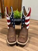 Texana Alex - Couro Horse Nescau/ Bordado Americana