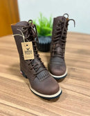 Coturno - Horse Cappuccino/Sem Bordado (Bico Redondo)