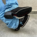 BotaFaca Patriota\n                                    - Couro Cano Estampa | Gáspea Couro Nobuck Estilizado em Tilapia Preto